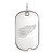 14K White Gold NHL Detroit Red Wings Small Dog Tag by LogoArt