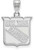 Image of 14K White Gold NHL New York Rangers Medium Pendant by LogoArt