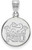 Image of 14K White Gold Northern Illinois University Medium Disc Pendant LogoArt 4W036NIU Image of 14K White Gold Northern Illinois University Medium Disc Pendant LogoArt 4W036NIU