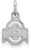 Image of 14K White Gold Ohio State University X-Small Pendant by LogoArt (4W001OSU) Image of 14K White Gold Ohio State University X-Small Pendant by LogoArt (4W001OSU)