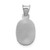 Image of 14K White Gold Our Lady Of Guadalupe Oval Pendant K6337