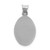 Image of 14K White Gold Our Lady Of Guadalupe Oval Pendant K6338