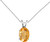 Image of 14K White Gold Oval Large 6x8mm Citrine Pendant (Chain NOT included)