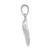 Image of 14K White Gold Oyster Shell Pendant