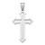 Image of 14K White Gold Passion Cross Pendant XK592