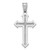 Image of 14K White Gold Passion Cross Pendant XK600