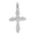 Image of 14K White Gold Polished & Cut-Out Cross Pendant K8494W