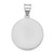 Image of 14K White Gold Polished & Satin St. Florian Medal Pendant