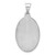 Image of 14K White Gold Polished & Satin St. Jude Thaddeus Medal Pendant XR1352