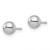 Image of 5mm 14K White Gold Polished 5mm Ball Stud Post Earrings 279879