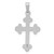 Image of 14K White Gold Polished Budded Cross Pendant XR1601