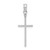 Image of 14K White Gold Polished Cross Pendant C3783W