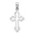 Image of 14K White Gold Polished Cross Pendant D4651