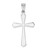 Image of 14K White Gold Polished Cross Pendant K5033