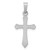 Image of 14K White Gold Polished Cross Pendant XR1611