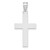 Image of 14K White Gold Polished Cross Pendant XR528W