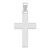 Image of 14K White Gold Polished Cross Pendant XR529W