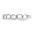 Image of 14K White Gold Polished Cut Out Hearts Toe Ring