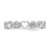 Image of 14K White Gold Polished Cut Out Hearts Toe Ring