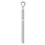 Image of 14K White Gold Polished Hollow Cross Pendant K3710