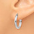 Image of 18mm 14K White Gold Polished Hoop Earrings TC649