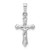 Image of 14K White Gold Polished Inri Crucifix Pendant XR1631