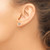 Image of 4.5mm 14K White Gold Polished Love Knot Stud Post Earrings TL1044