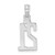 Image of 14K White Gold Polished Number 21 Pendant