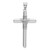 Image of 14K White Gold Polished Tube Cross Pendant K6196