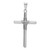 Image of 14K White Gold Polished Tube Cross Pendant K6198