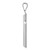 Image of 14K White Gold Polished Tube Cross Pendant K6204