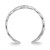 Image of 14K White Gold Polished w/ Design Toe Ring