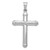 Image of 14K White Gold Reversible Crucifix / Cross Pendant D3240