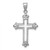 Image of 14K White Gold Reversible Shiny-Cut Cross Pendant