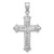 Image of 14K White Gold Reversible Shiny-Cut Cross Pendant