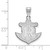 Image of 14K White Gold Rollins College Large Pendant by LogoArt