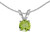 Image of 14k White Gold Round Peridot Pendant (Chain NOT included) (CM-P1414XW-08)