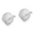 Image of 7.8mm 14K White Gold Scallop Shell Post Earrings TE782W