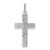 Image of 14K White Gold Shiny-Cut Cross Pendant