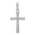 Image of 14K White Gold Shiny-Cut X Cross Pendant