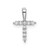 Image of 14K White Gold Small Initial T Diamond Pendant