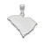 Image of 14K White Gold South Carolina State Pendant