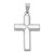 Image of 14K White Gold Stamping Cross Pendant