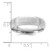 Image of 14K White Gold Standard Comfort Fit Fancy Band Ring WB103S