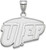 Image of 14K White Gold The University of Texas at El Paso Large Pendant LogoArt 4W002UTE