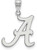 Image of 14K White Gold University of Alabama Large Pendant by LogoArt (4W004UAL) Image of 14K White Gold University of Alabama Large Pendant by LogoArt (4W004UAL)