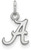 Image of 14K White Gold University of Alabama X-Small Pendant by LogoArt (4W001UAL) Image of 14K White Gold University of Alabama X-Small Pendant by LogoArt (4W001UAL)