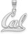 Image of 14K White Gold University of California Berkeley Medium Pendant by LogoArt