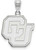 Image of 14K White Gold University of Colorado Large Pendant by LogoArt (4W027UCO)