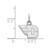Image of 14K White Gold University of Dayton X-Small Pendant by LogoArt